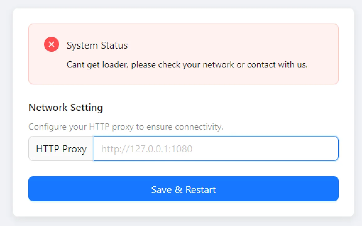 Configurer le proxy HTTP